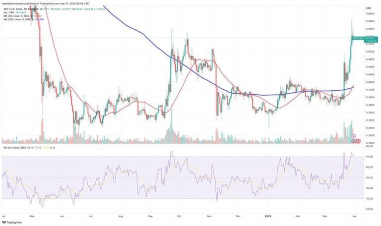 توقعات سعر الريبل XRP