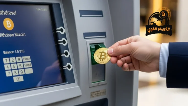 السحب من الصراف الآلي ببطاقة العملات الرقمية